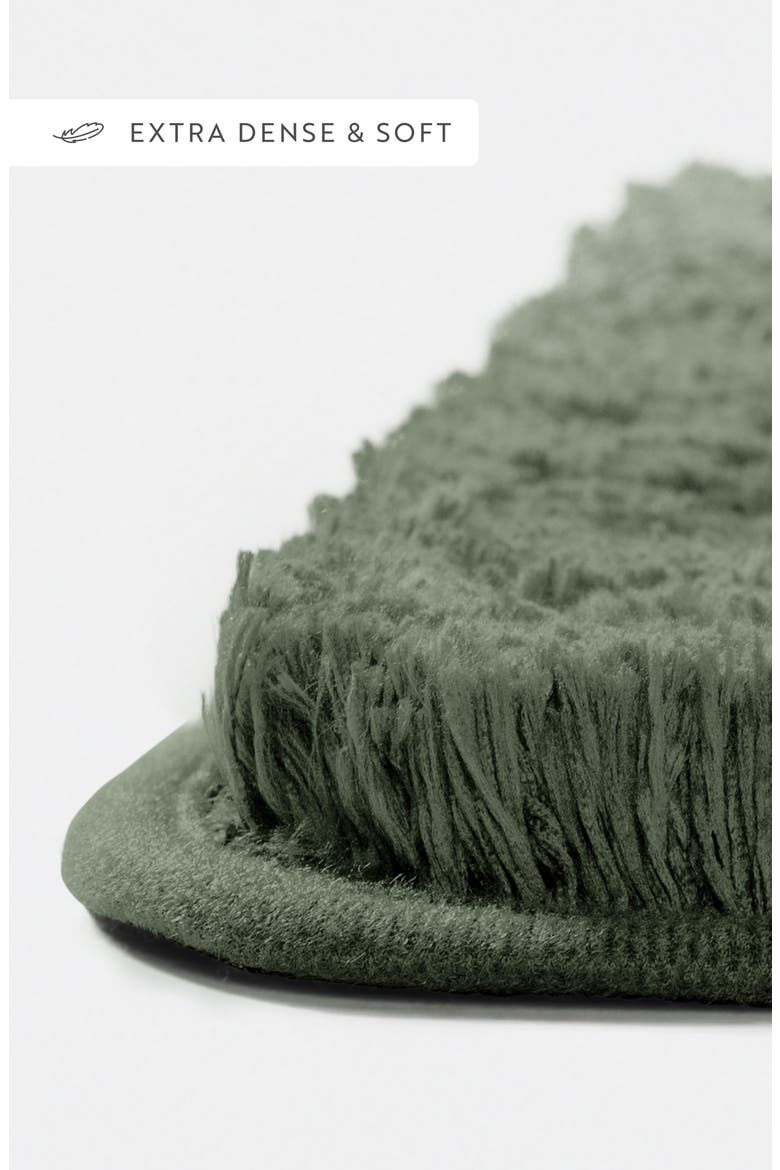 Plush Shaggy Bath Mat, Alternate, color, SHAGGY SAGE