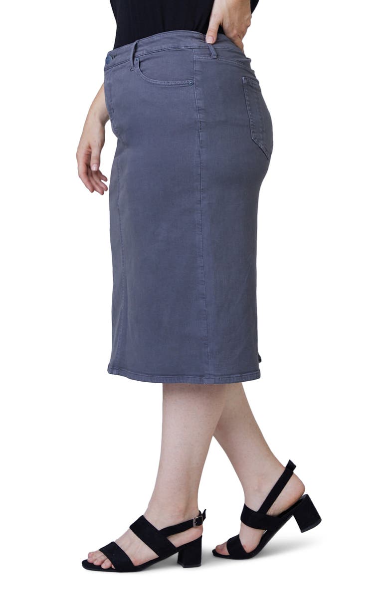 SLINK Jeans Midi Skirt, Alternate, color, 