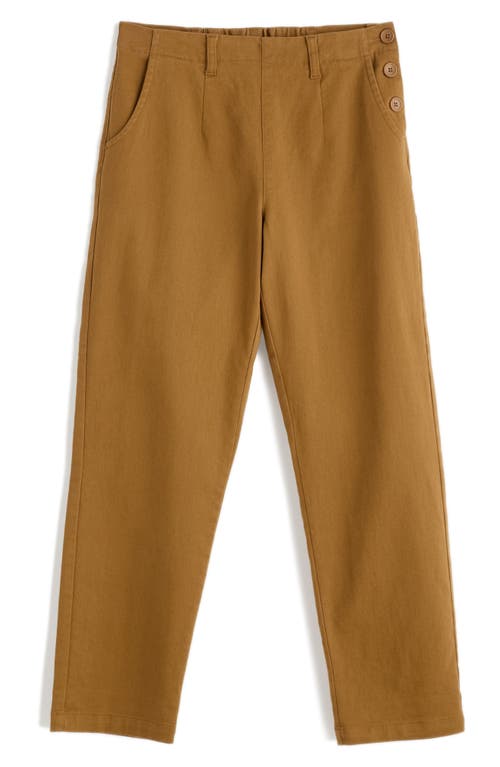 Seasalt Cornwall Waterdance Tapered Leg Pants In Brown