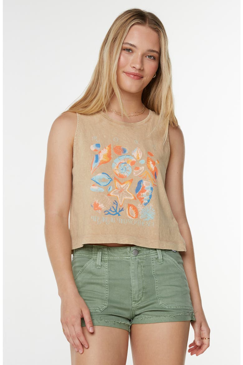Painted Shells Wildflower Tank, Alternate, color, PRALINE PAINTED SHELLS