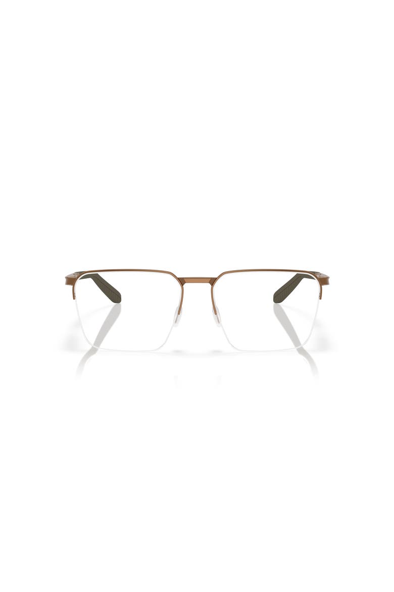 57mm Square optical glasses, Alternate, color, Brown