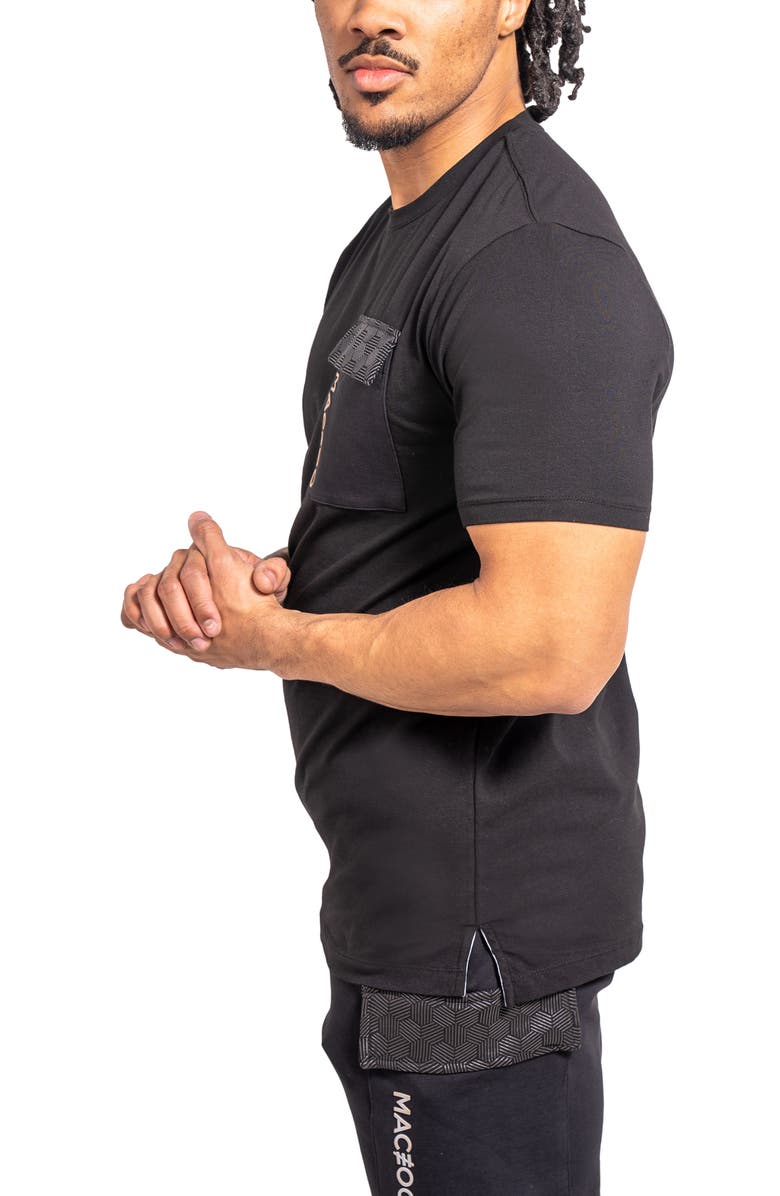 Maceoo Pocket65 Black Logo Graphic T-Shirt, Alternate, color, 