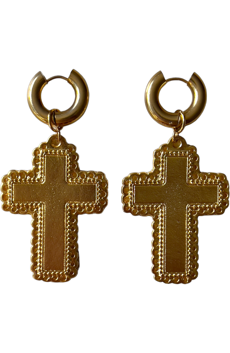 sccollection Madonna Earrings, Main, color, Gold