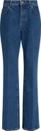 Balmain High Waist Straight Leg Jeans