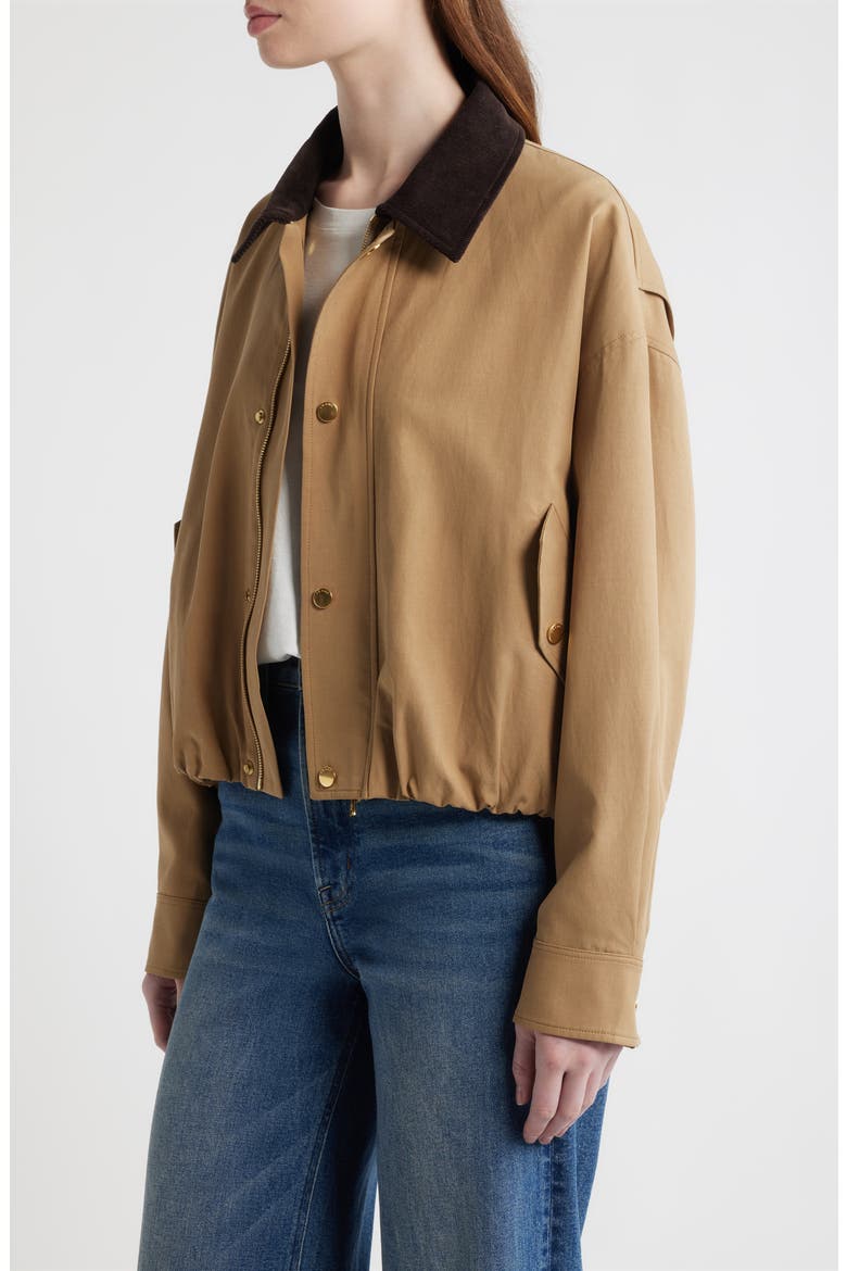 The Cord Collar Barn Jacket, Alternate, color, CAMEL