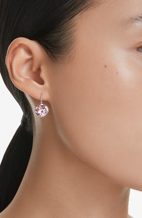 Swarovski Bella Drop Earrings In Pink