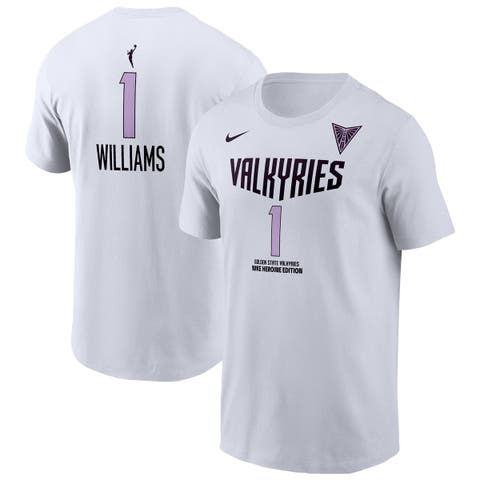 Men's Nike Gabby Williams White Golden State Valkyries Name & Number Heroine Edition T-Shirt