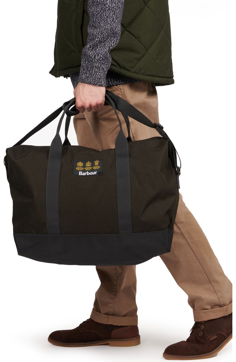 Barbour Highfield Canvas Holdall, Alternate, color,