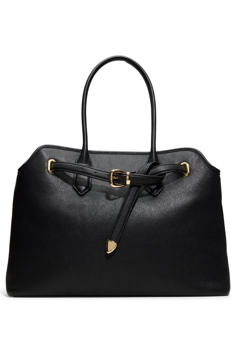 ALDO Eevangeliaax Faux Leather Tote, Main, color, Other Black