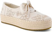 TOMS Valencia Lace-Up Platform Espadrille