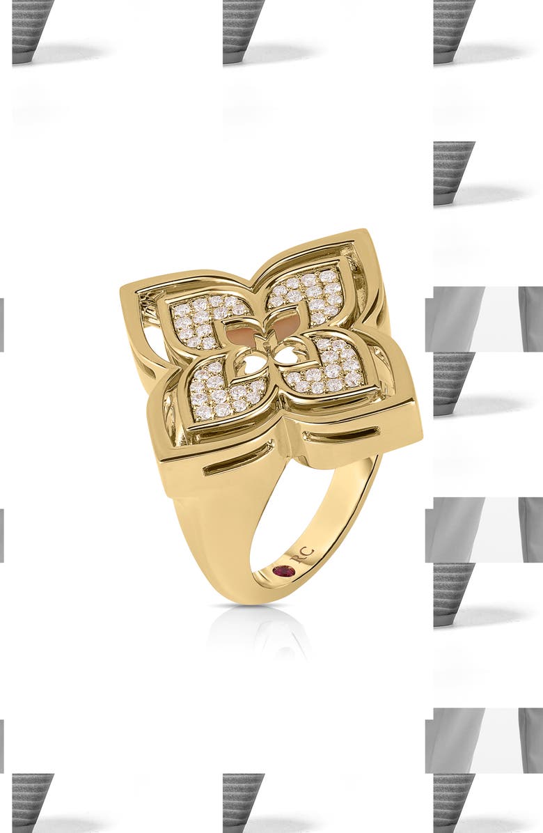 Roberto Coin Pirouette Ring, Main, color, Yellow Gold