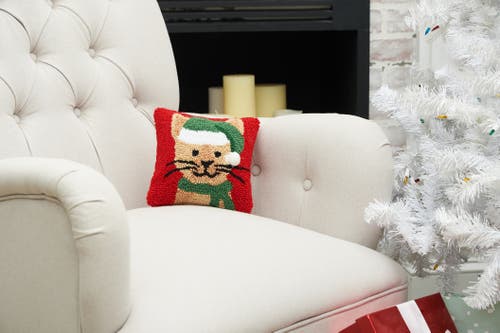 C & F Home C&f Home Christmas Cat In Red