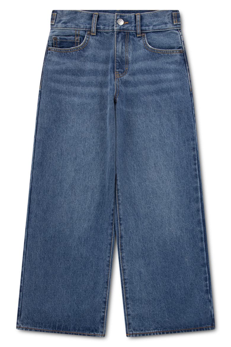 Kids' High Waist Wide Leg Jeans, Main, color, EVIE