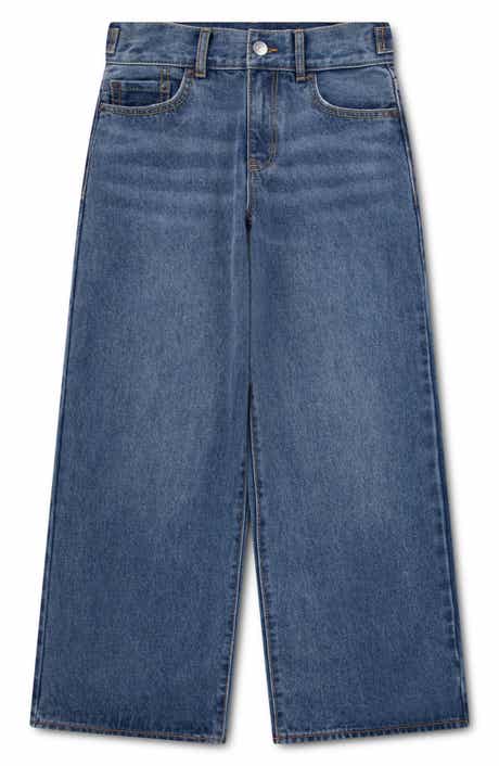 Kids' High Waist Wide Leg Jeans