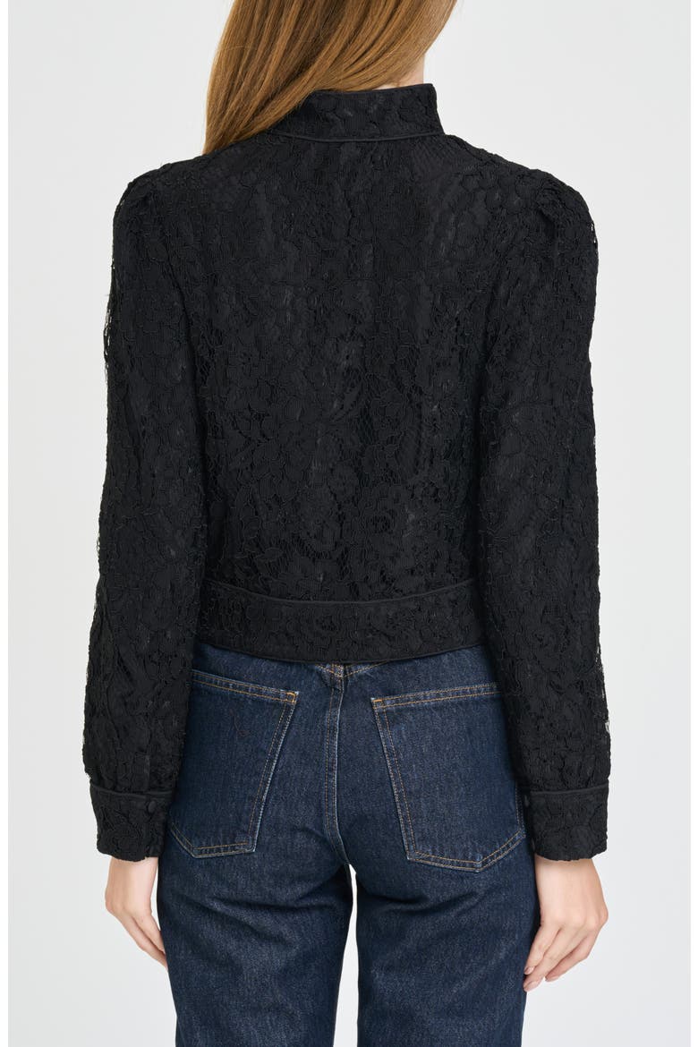 Eleanor Lace Jacket, Alternate, color, BLACK