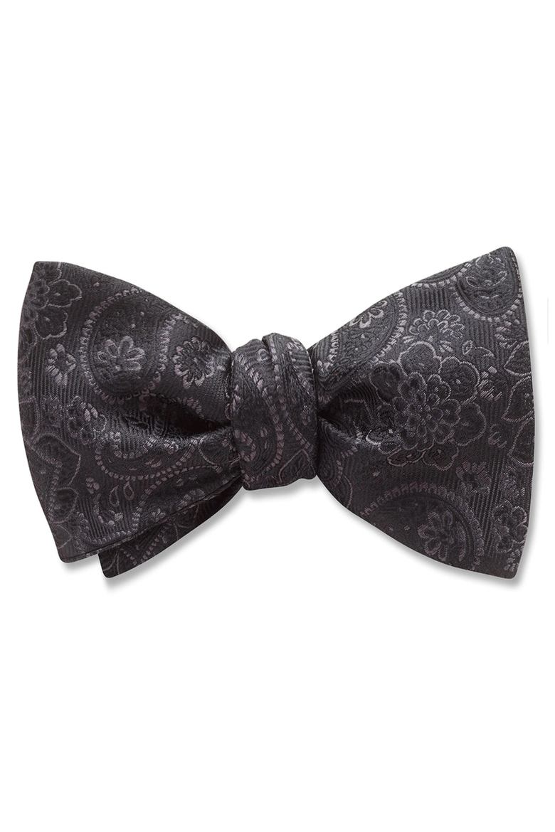 Pembroke Silk Woven Bow Tie, Main, color, Standard Pre-Tied