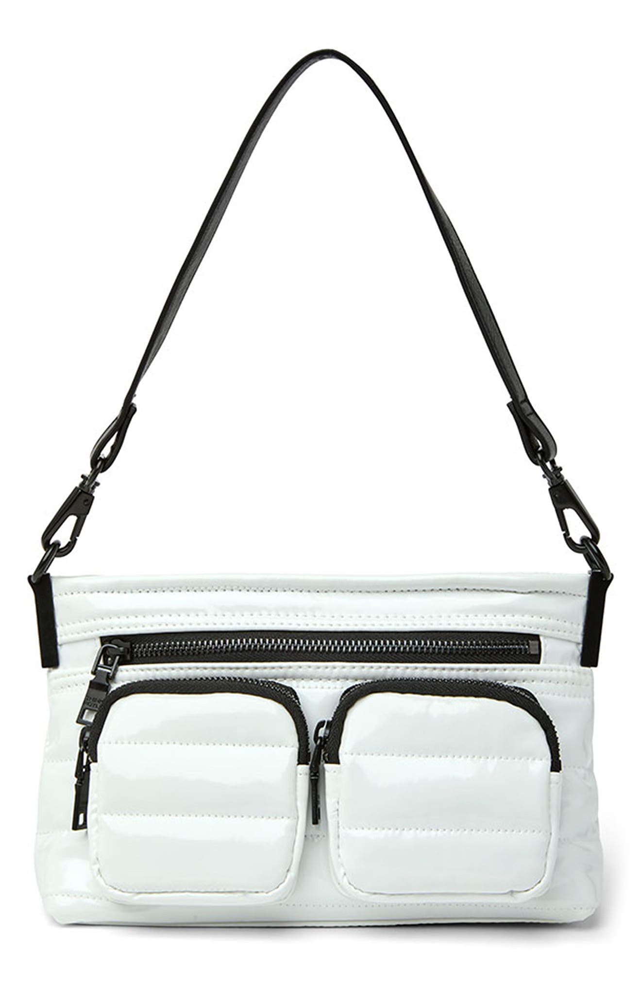 Double Trouble Crossbody Bag, Alternate, color, WHITE PATENT