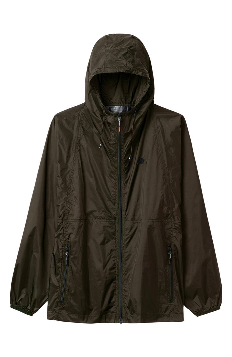 Noize Hooded Windbreaker, Alternate, color, Deep Forest