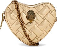 Kurt Geiger London Kensington Heart Quilted Leather Crossbody Bag