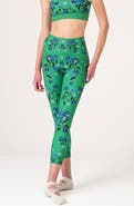 Jessie Zhao New York Emerald Echo High-Waisted 7/8 Leggings