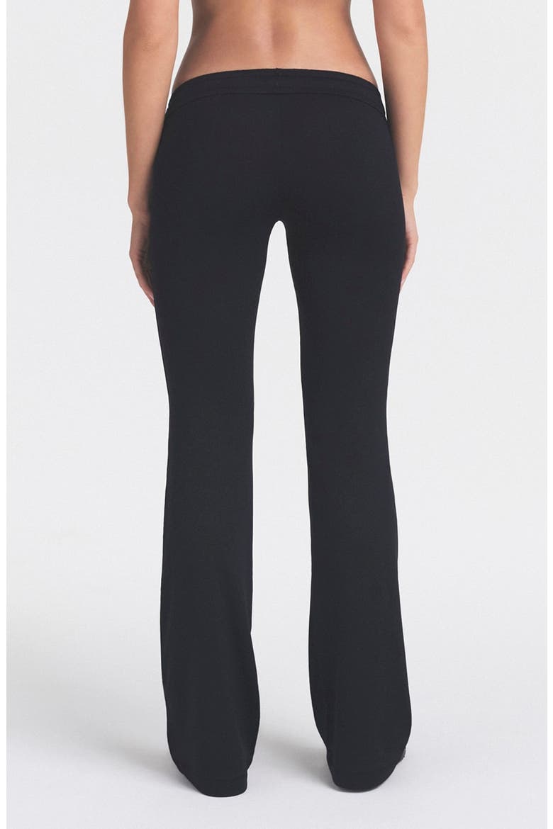 Airy Low Rise Mini Flare Pants, Alternate, color, NSKM OBSIDIAN