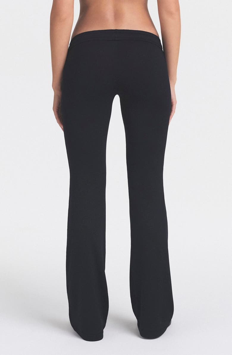 NikeSKIMS Airy Low Rise Mini Flare Pants, Alternate, color, Nskm Obsidian