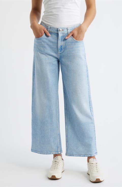 rb Miramar Andi Ankle Wide Leg Cotton Terry Sweatpant Jeans (Aria)