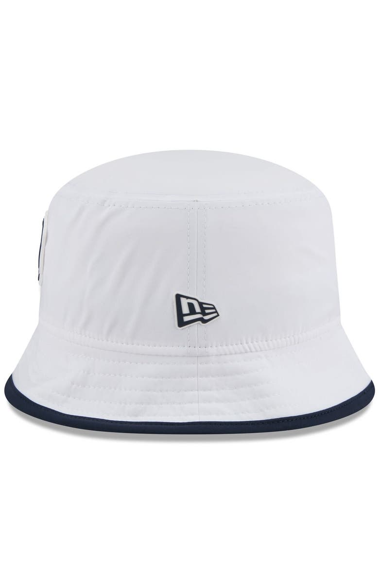 New Era Men's New Era White Chicago Bears 2025 NFL Training Camp Stretch Bucket Hat, Alternate, color, White