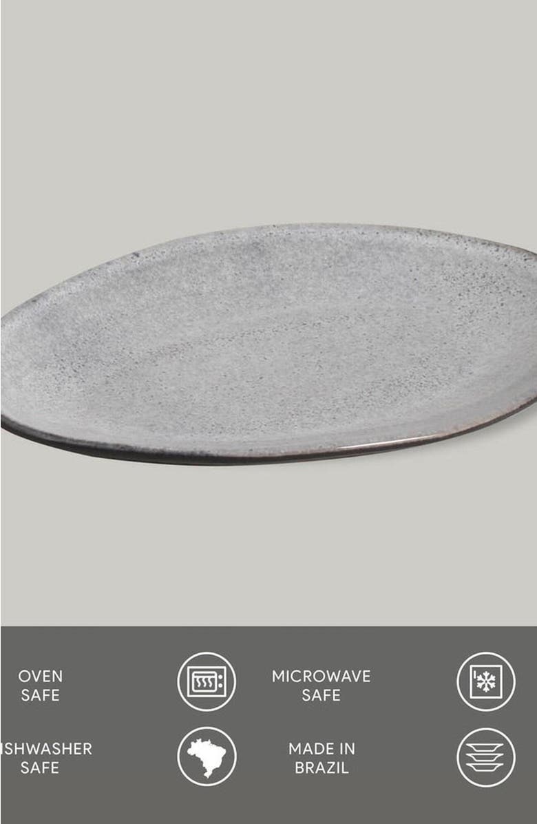 Porto Brasil Oval Dessert Plate Set of 4, Alternate, color, Dust