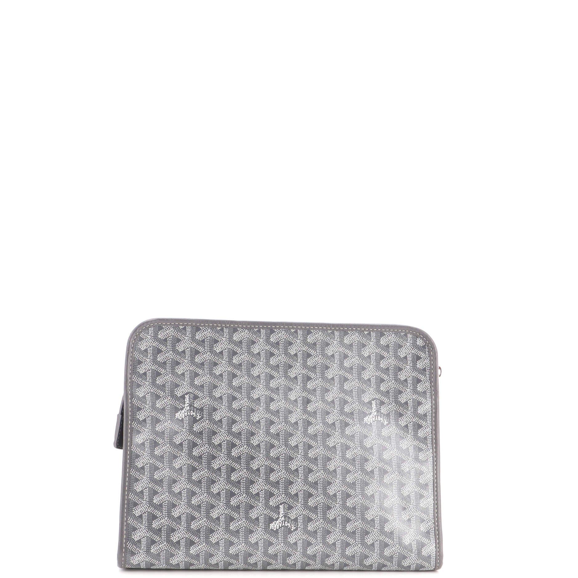 Jouvence Toiletry Pouch Coated Canvas GM, Alternate, color, Grey