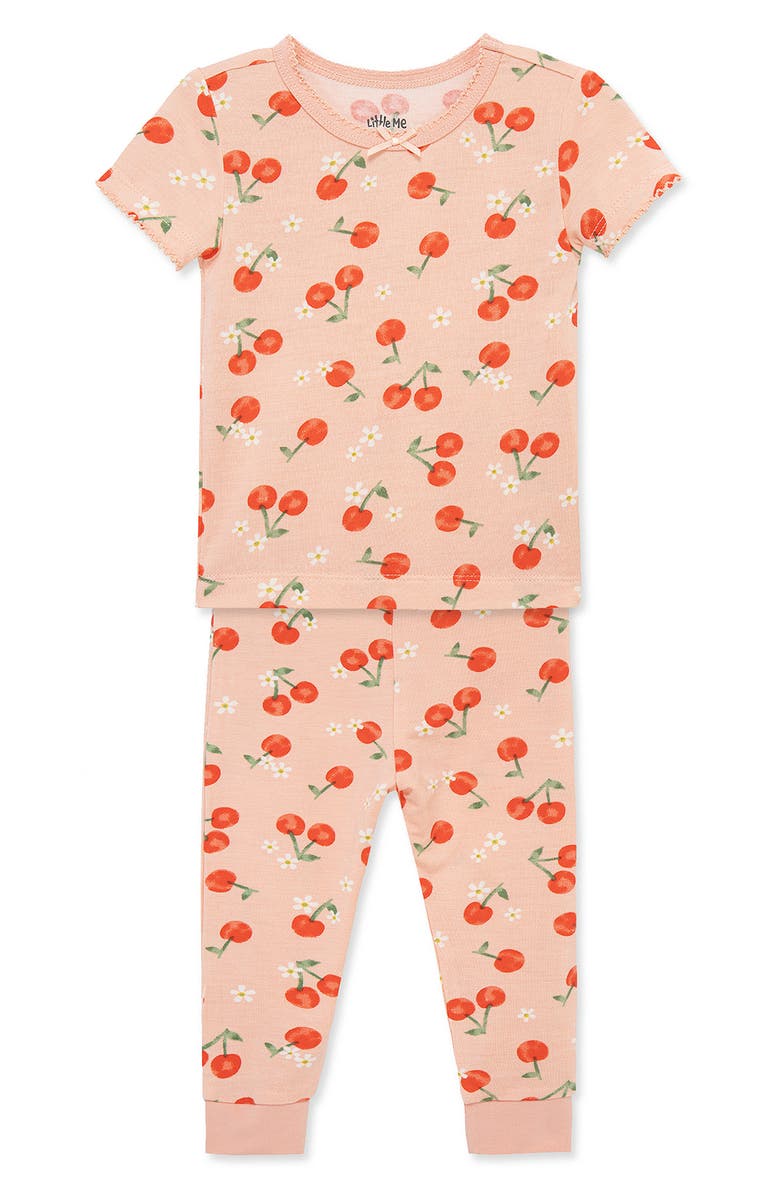 Little Me Four-Piece Pajamas, Alternate, color, 