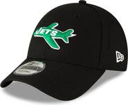 New Era Men's New Era Black New York Jets The League Throwback 9FORTY Adjustable Hat