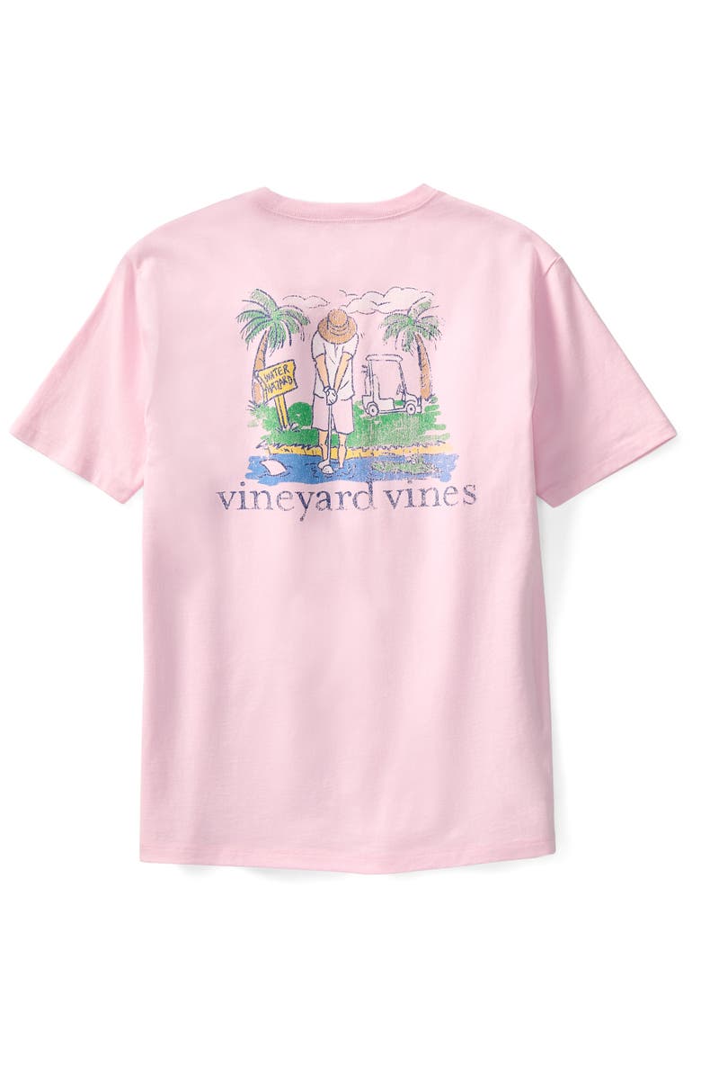 vineyard vines Big & Tall Water Hazard Graphic Tee, Main, color, Pink Drink