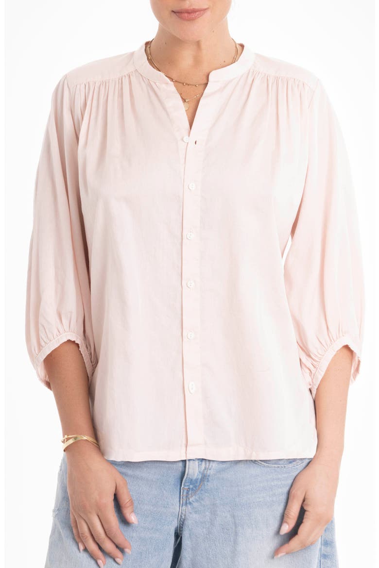 Poplin Peasant Top, Main, color, Sedona