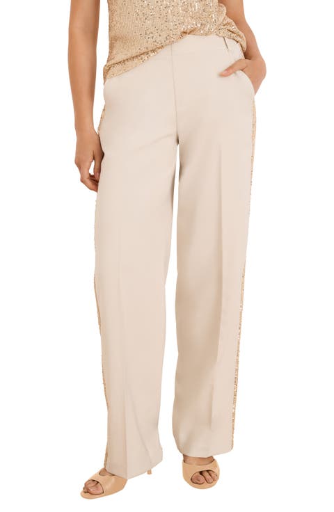 Lenox Sequin Tuxedo Wide Leg Pants