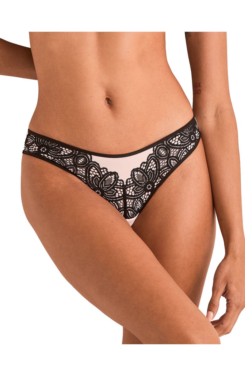 Adore Me Dara Brazilian Panties, Main, color, Black