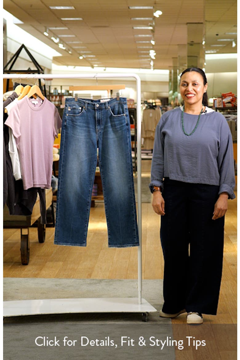 Brinley Mid Rise Ankle Straight Leg Jeans video