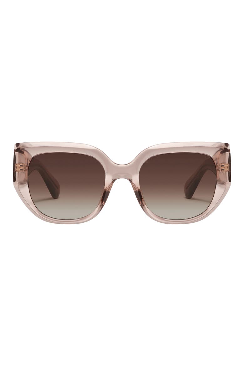 Busy Busy 53mm Square Sunglasses, Main, color, DOE/ BROWN