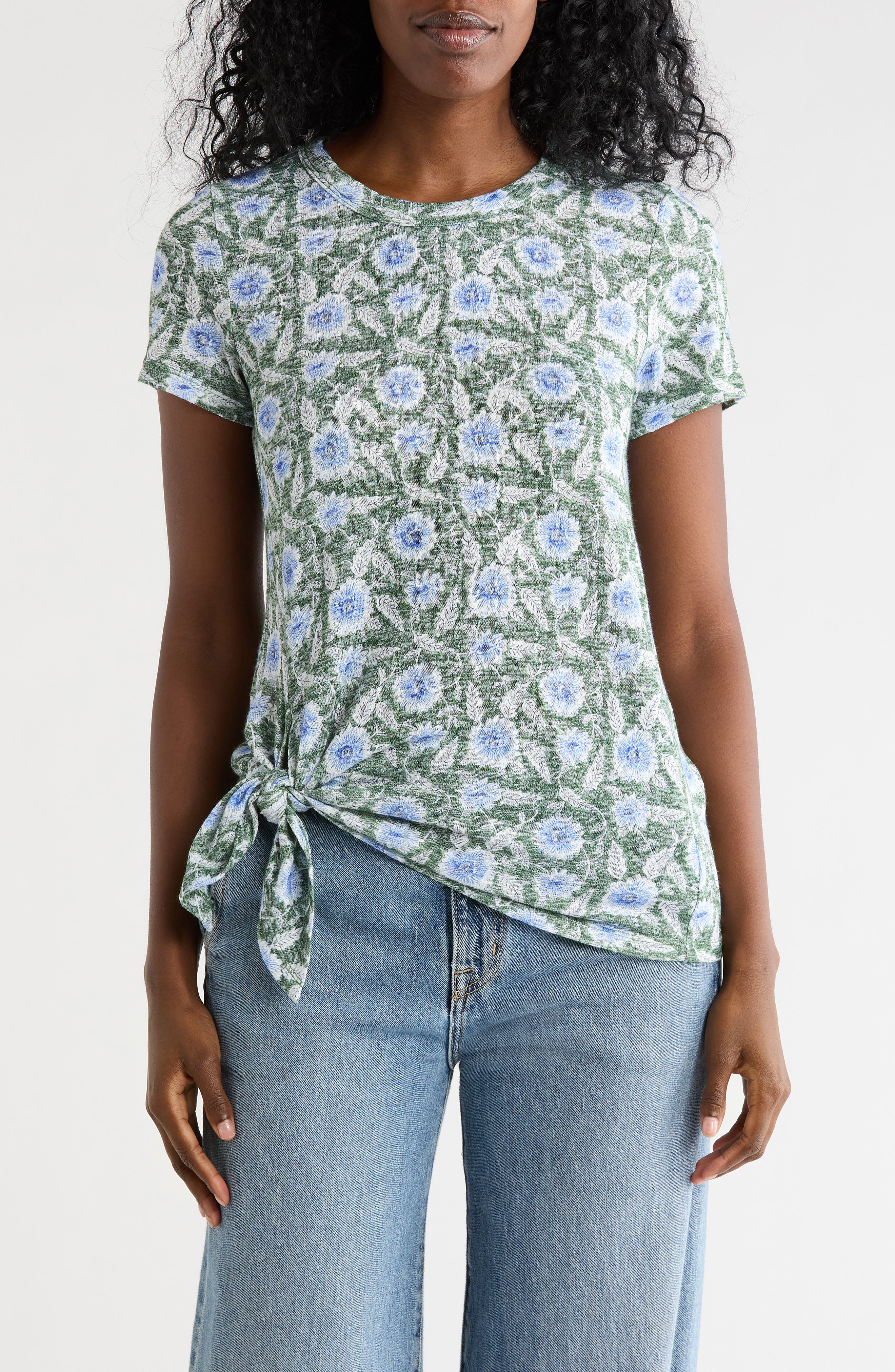 Bobeau Side Tie T-Shirt