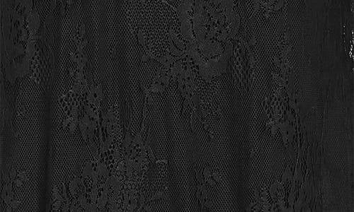 City Chic Zelda Lace Minidress In Black