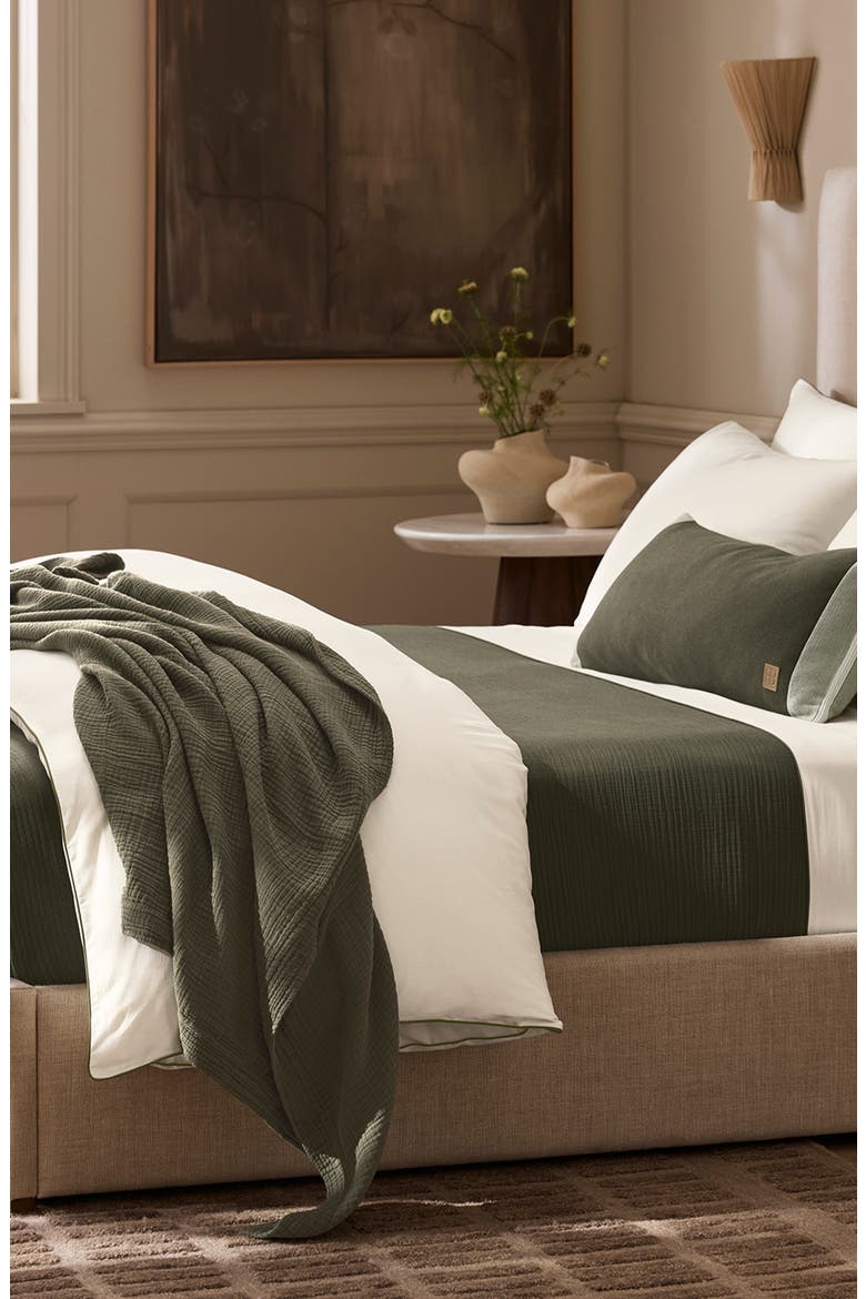 Dream Bed Blanket, Alternate, color, PINE