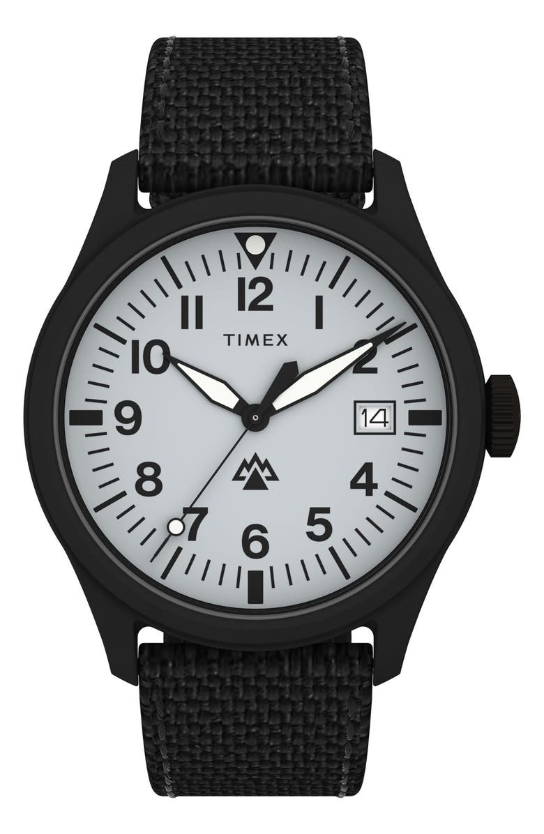 Timex® Expedition North® Traprock Fabric Strap Watch, 43mm | Nordstrom