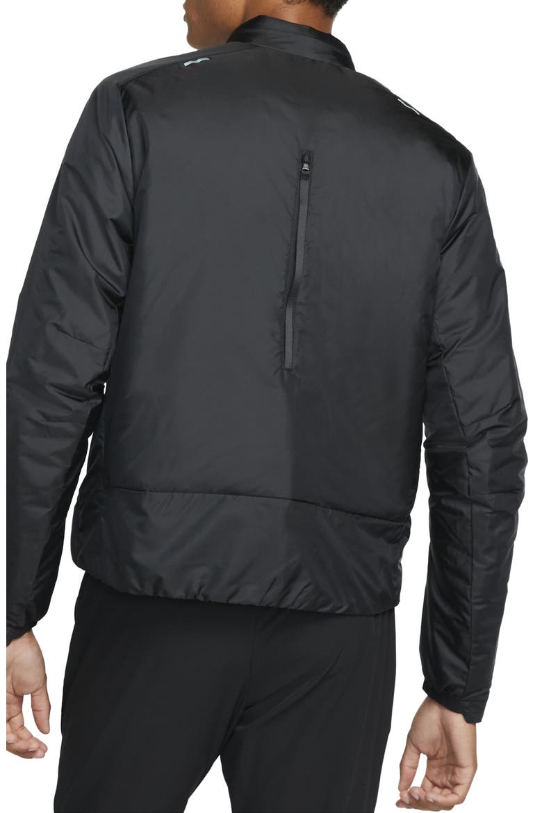 Therma-FIT Quilted Running Jacket, Alternate, color, BLACK
