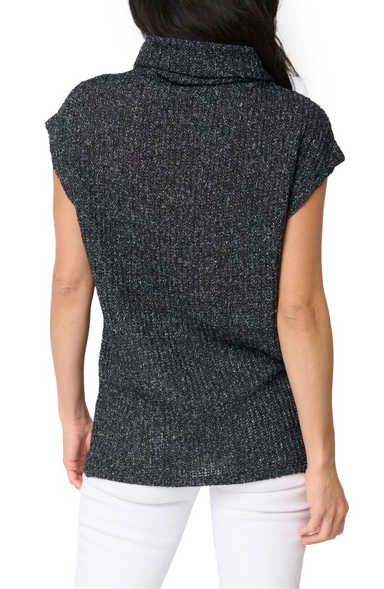 GIBSONLOOK Funnel Neck Sweater, Alternate, color, Black