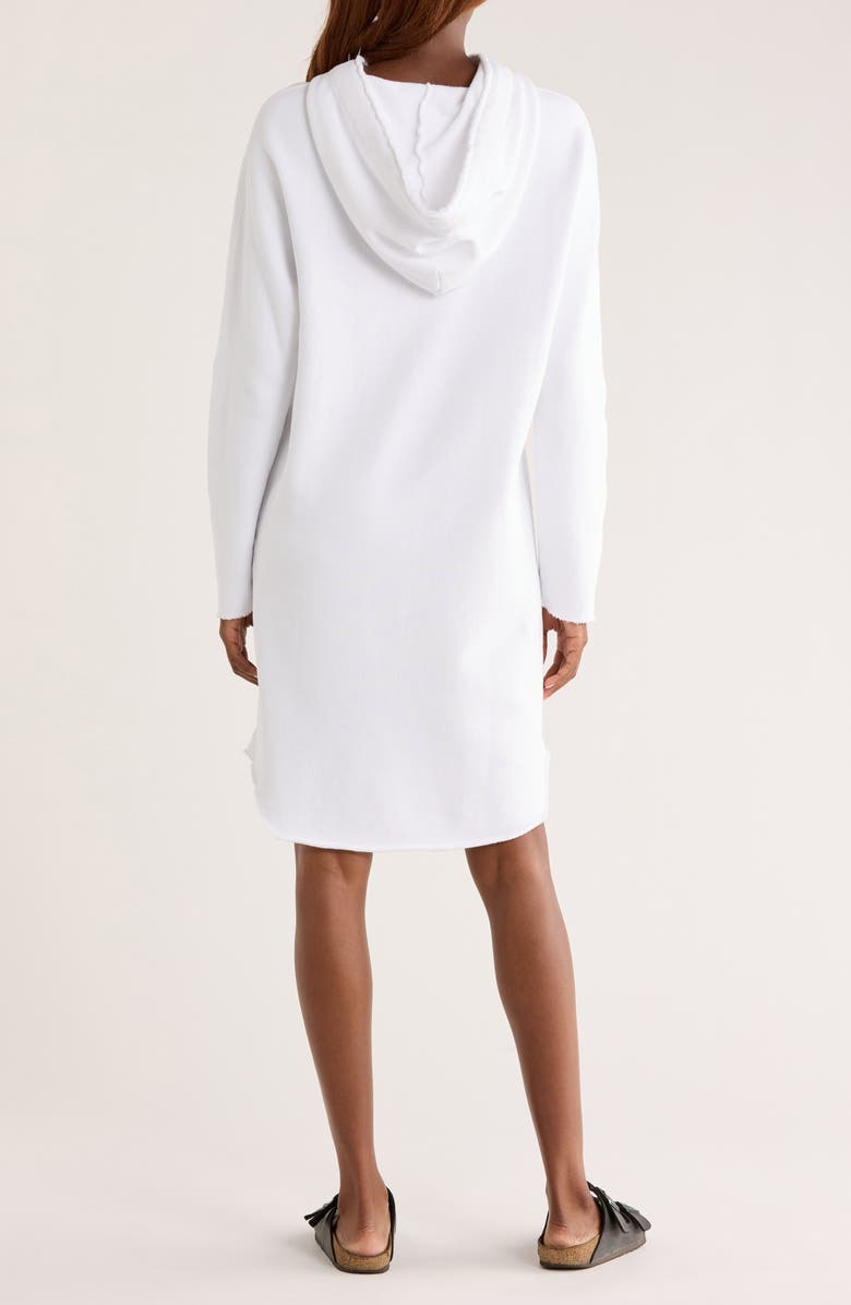 Frank
Eileen Mini James Fleece Hoodie Dress, Alternate, color, White