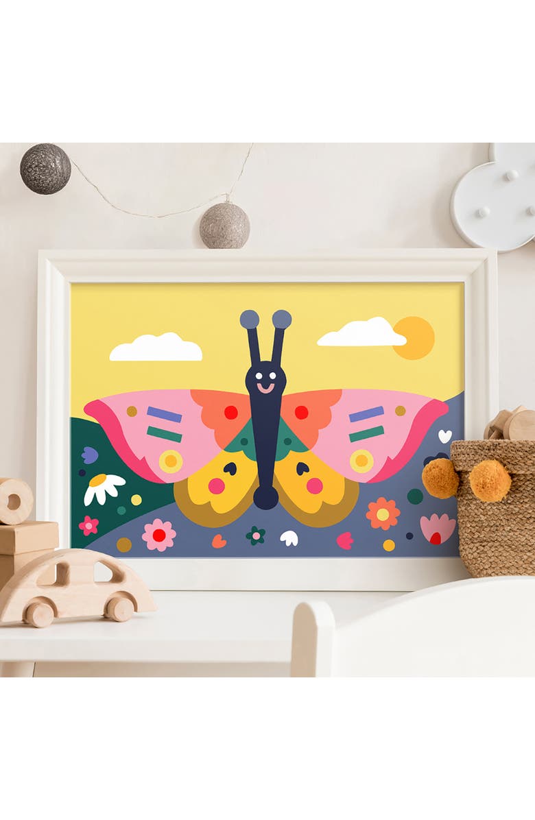 Journey of Something Paint By Numbers, Spring Wings Art Craft Kit, 8.3 x 11.7 Inches, Alternate, color, Multicolored