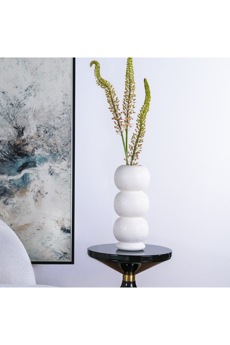 Stacked & Chic Vase, Alternate, color, White
