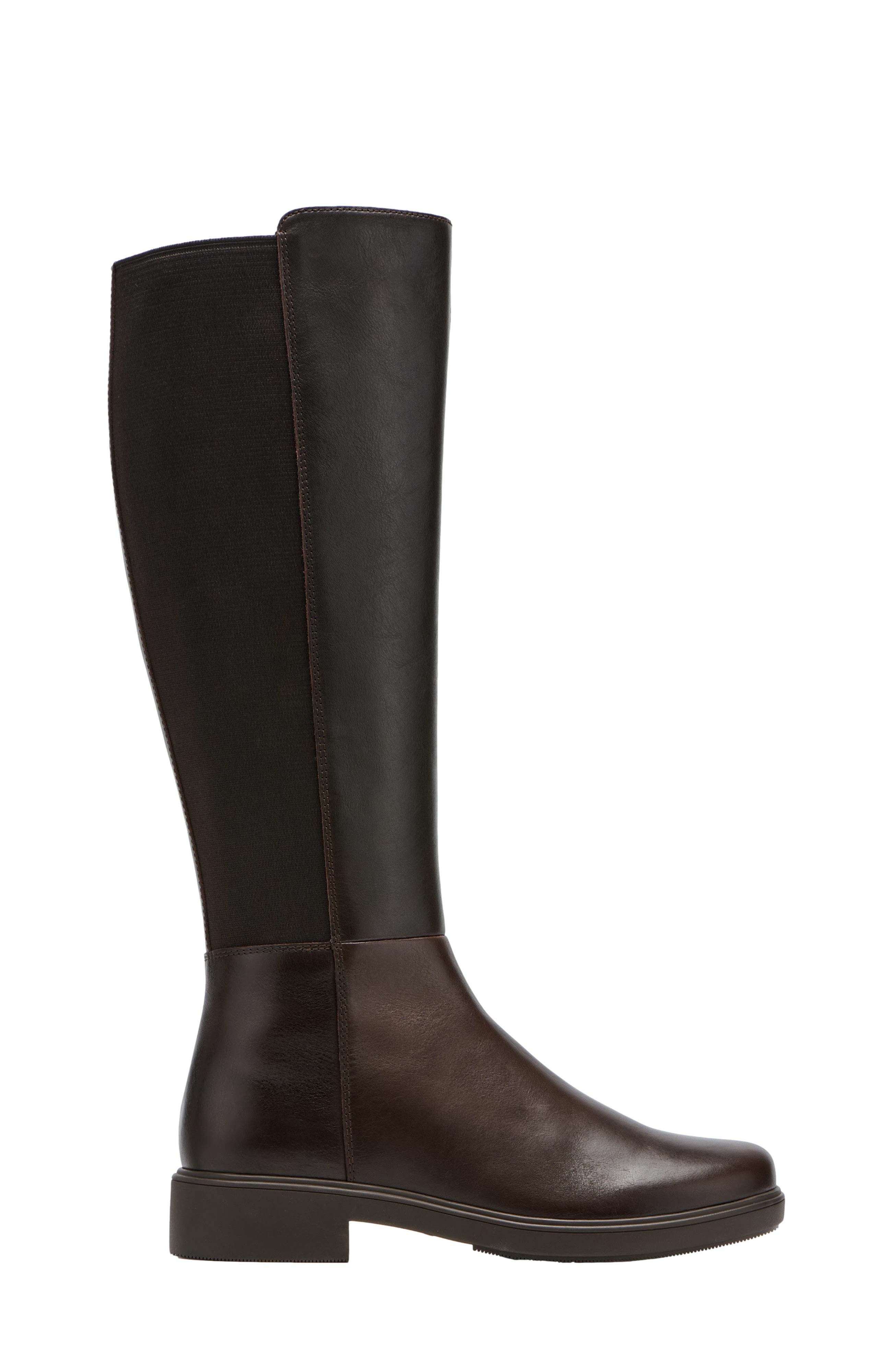 Compass Stretch Tall Boots, Alternate, color, Dark Brown