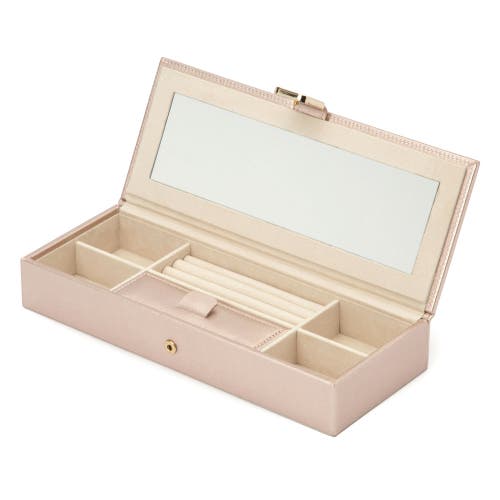 Wolf Palermo Safe Deposit Jewelry Box - Metallic In Rose Gold