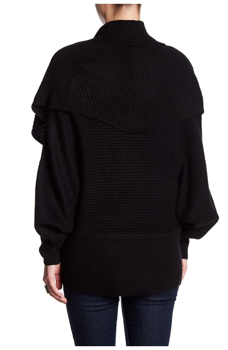 Vertigo Paris Rib Knit Cocoon Sweater, Main, color,